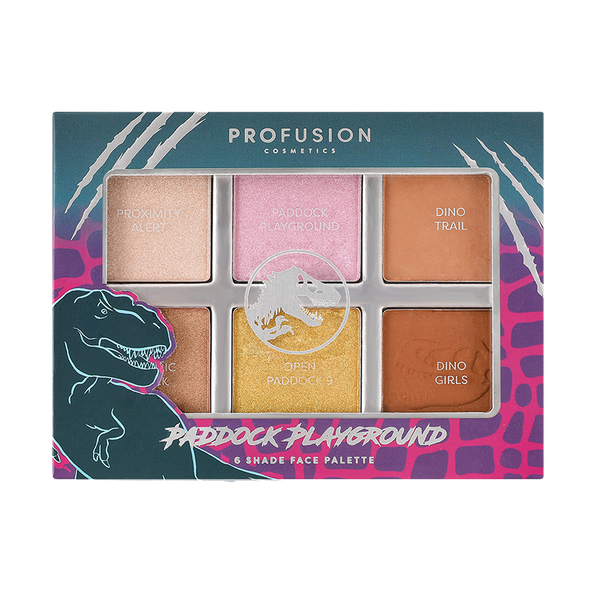 profusion cosmetics Jurassic World | Paddock Playground Face Palette