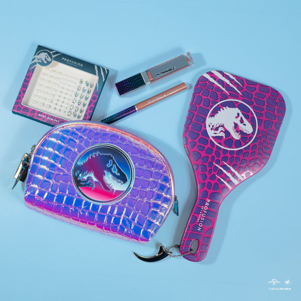 Profusion Cosmetics Jurassic World Visitor | Cosmetic Bag & Gem Set
