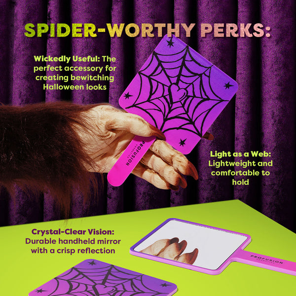 Profusion Cosmetics Monster Bash | Widow's Gaze Handheld Mirror