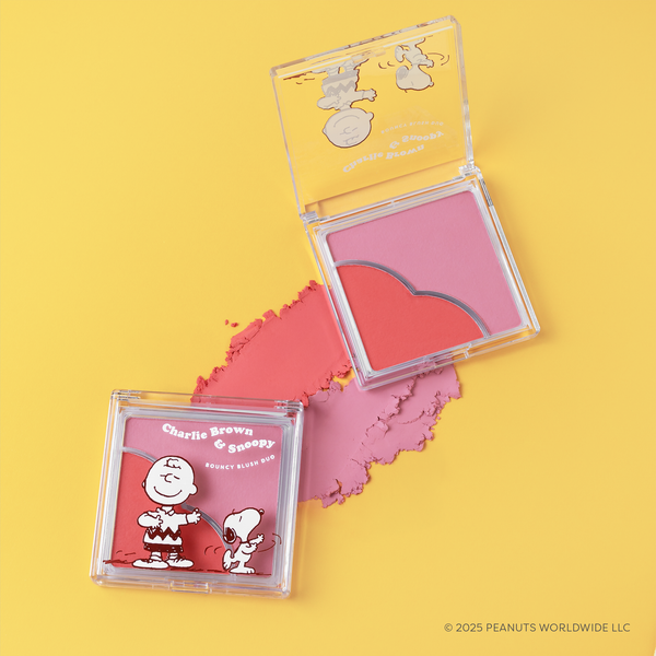 profusion cosmetics Peanuts 75th | Charlie Brown & Snoopy Bouncy Blush Duo