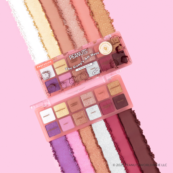 profusion cosmetics Peanuts 75th | The Gang’s All Here 12 Shade Palette