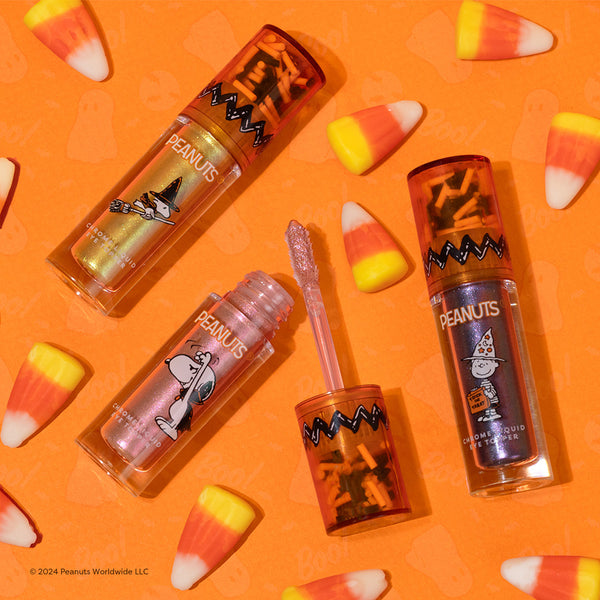 Profusion Cosmetics Peanuts Halloween |Magical Wizard Chrome Liquid Topper Set