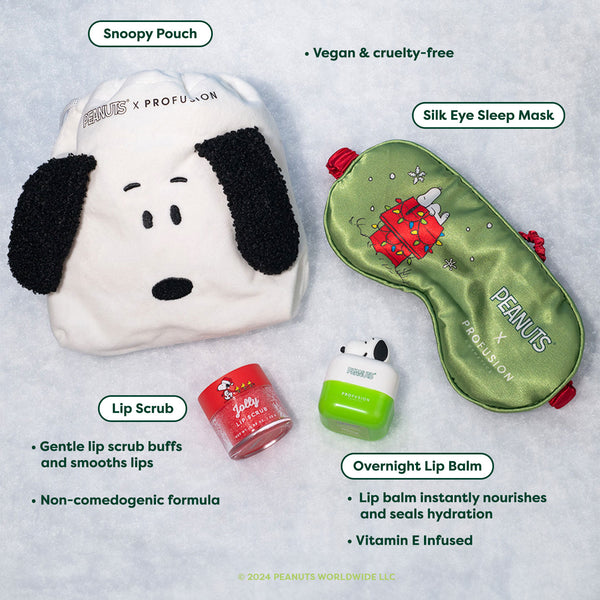 Profusion Cosmetics Peanuts Holiday | And To All A Goodnight Set