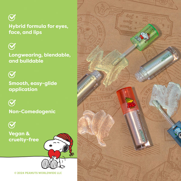 Profusion Cosmetics Peanuts Holiday | Holiday Lights Chrome Topper Set