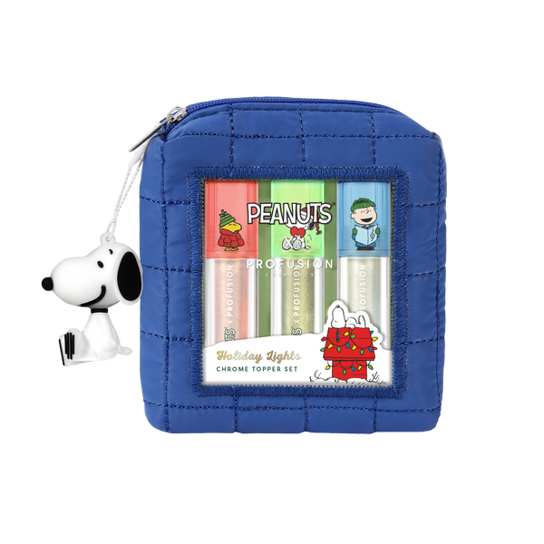 Profusion Cosmetics Peanuts Holiday | Holiday Lights Chrome Topper Set