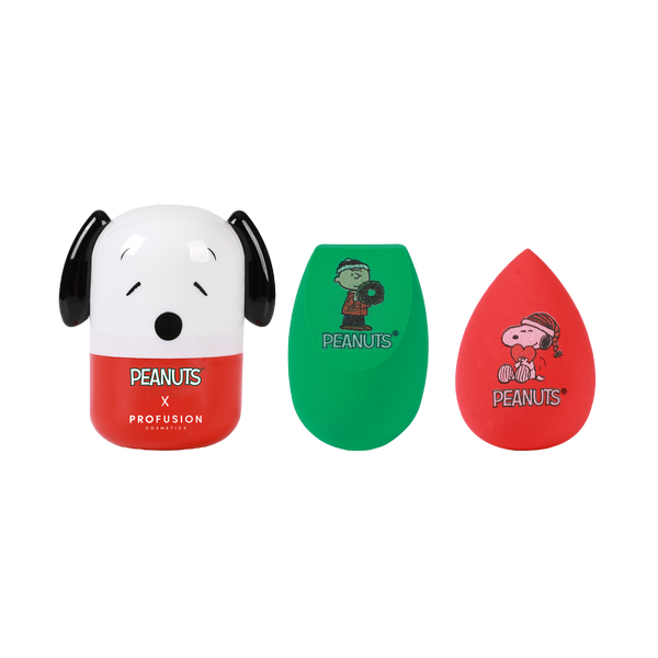 profusion cosmetics Peanuts Holiday | Let It Blend Blending Sponge & Case Set