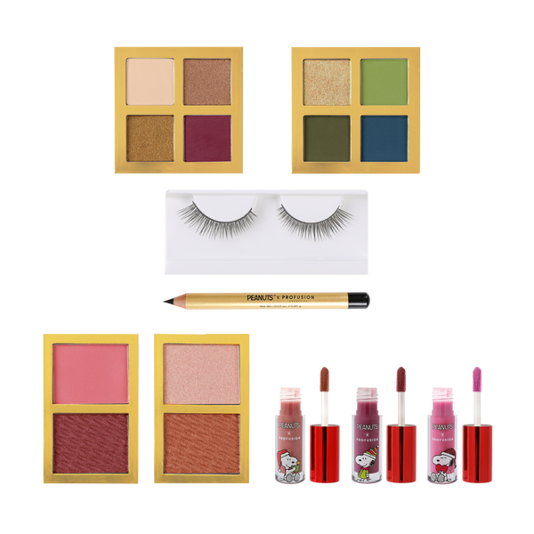 Profusion Cosmetics Peanuts Holiday | Merry Christmas Charlie Brown Vanity Set