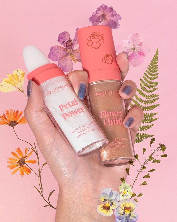 Profusion Cosmetics Petal Perfect |Flower Child Multi-Use Loose Shimmer Highlighter