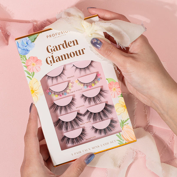 Profusion Cosmetics Petal Perfect | Garden Glamour 5 Pairs Faux Mink Lash Set