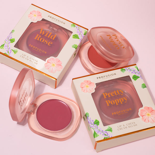 Profusion Cosmetics Petal Perfect | Wild Rose Lip & Cheek Cream Blush