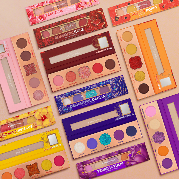 Profusion Cosmetics Blooming Hues 5 Shade Palette