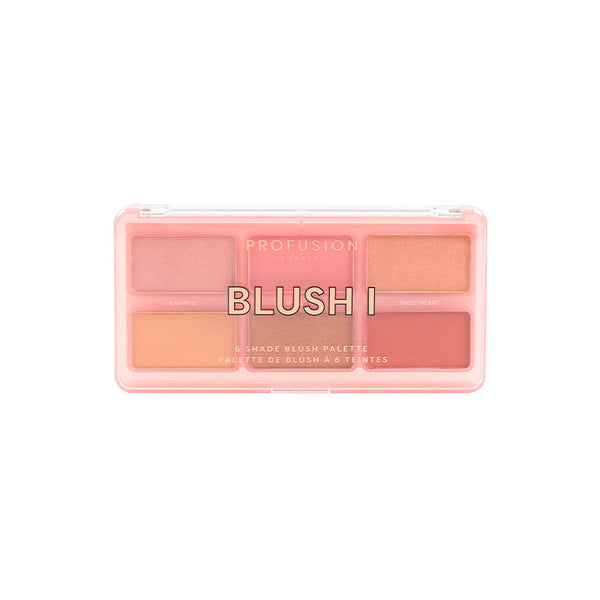 Profusion Cosmetics Blush 6 Shade Face Palette