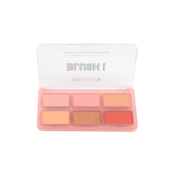 profusion cosmetics Blush 6 Shade Face Palette