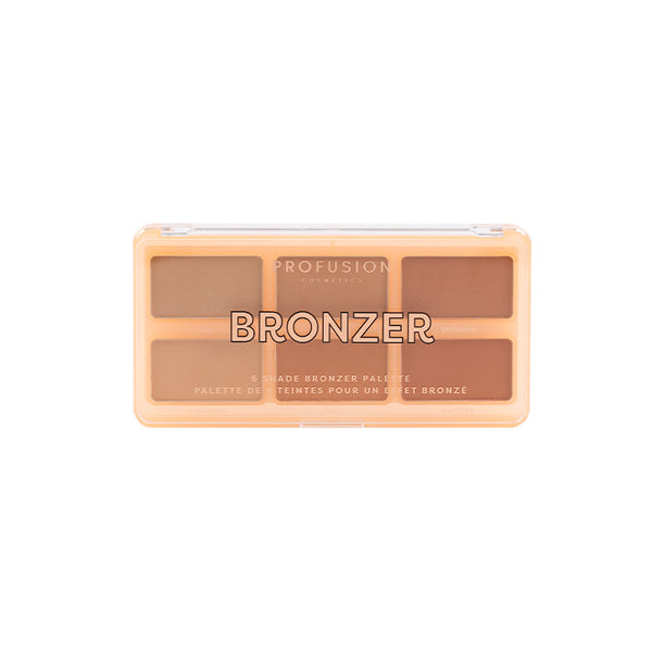 Profusion Cosmetics Bronzer 6 Shade Face Palette
