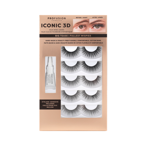 Profusion Cosmetics Iconic 3D Faux Mink Lashes