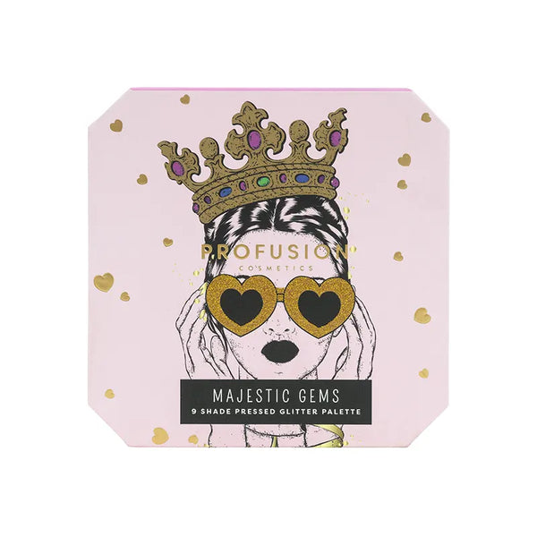 profusion cosmetics Majestic Gems Glitter Palette