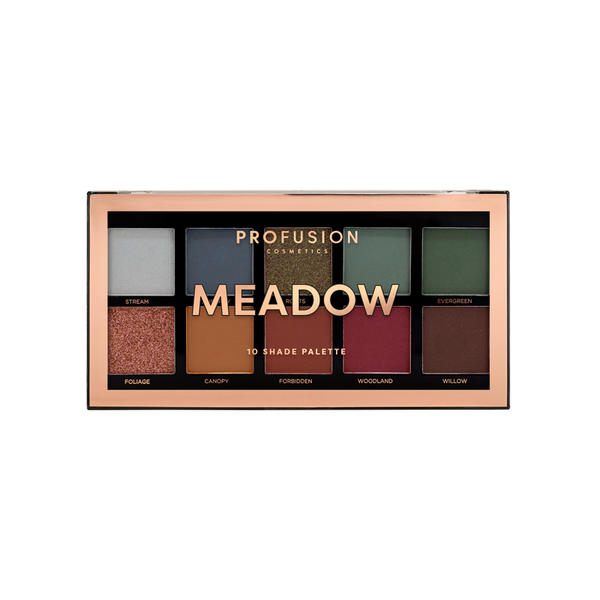 profusion cosmetics Meadow 10 shade palette