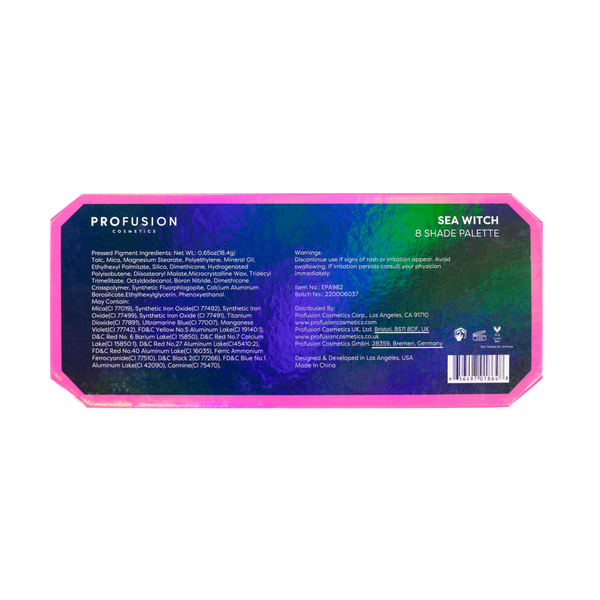 Profusion Cosmetics Sea Witch 8 Shade Palette