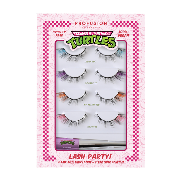profusion cosmetics TMNT | Lash Party 4 Pair Set