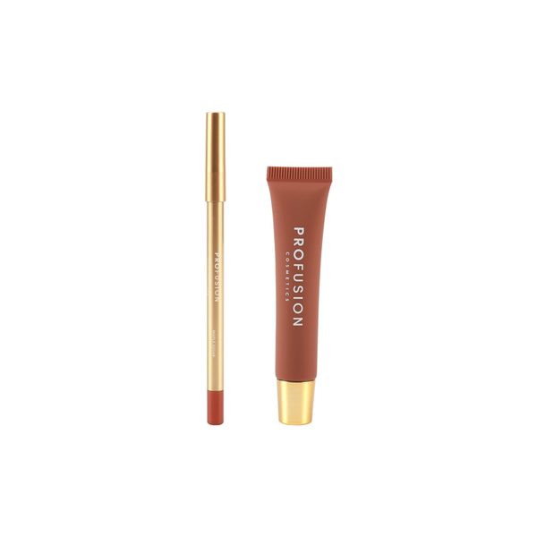 Profusion Cosmetics Pumpkin Spice | Cashmere Lips Lip Liner & Balm Duo