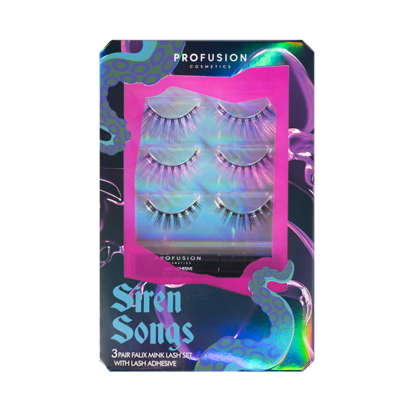 profusion cosmetics Sea Witch 3 Pair Faux Mink Lash Set
