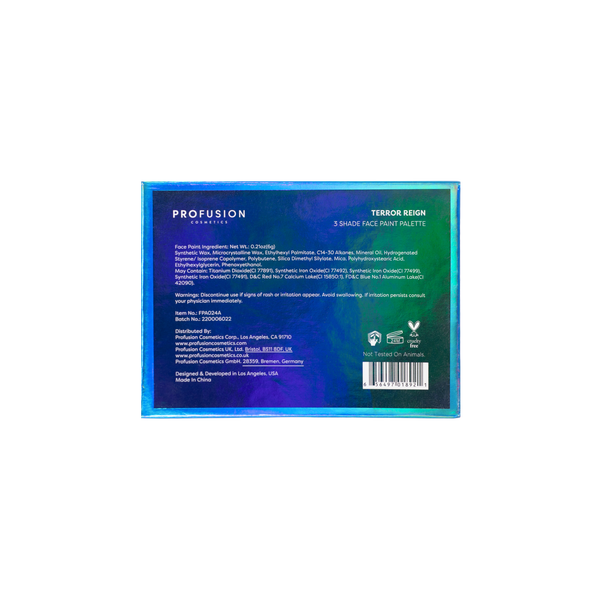 Profusion Cosmetics Sea Witch Face Paint - Terror Reign