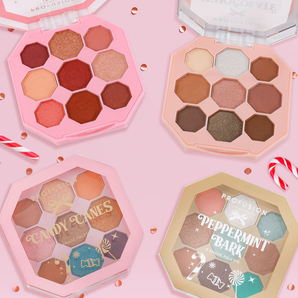 Profusion Cosmetics Sweet Holiday | Candy Canes 9-Shade Palette
