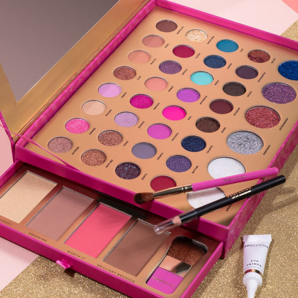 Profusion Cosmetics Sweet Holiday | Festive Glam 46-pc Kit