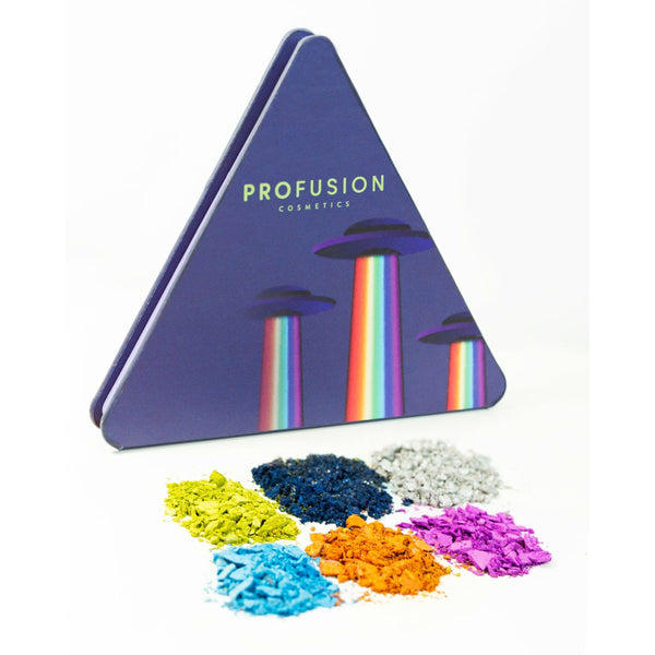 Profusion Cosmetics UFO | Beam It Up Kit: 6-Shade Palette + Neon Liner