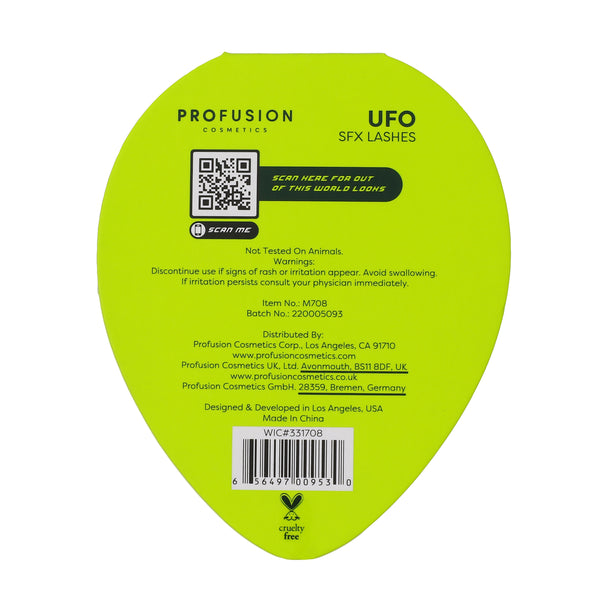 Profusion Cosmetics UFO | SFX Glow-In-The-Dark Lashes