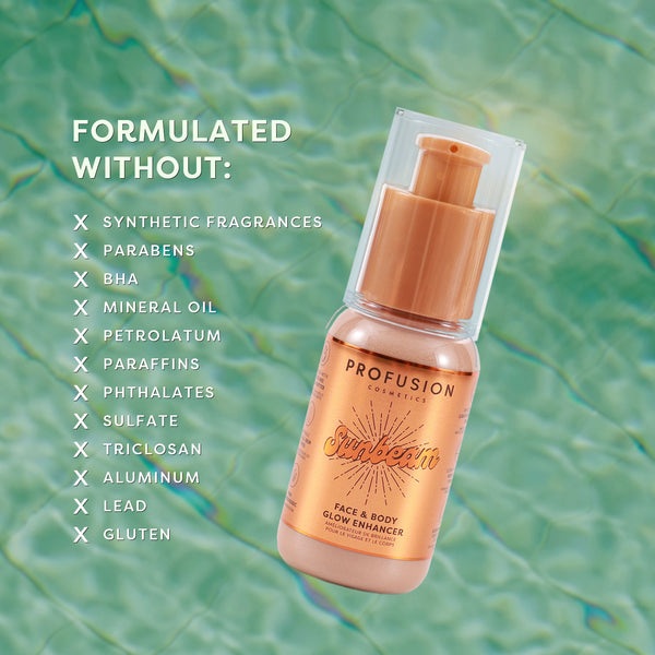 Profusion Cosmetics West Coast Glow | Sunbeam Face & Body Glow Enhancer