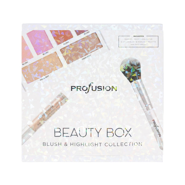 Profusion Cosmetics White Crystals Cheek Collection Box