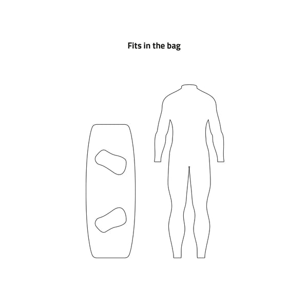 Prolimit Kitesurf Boardbag Twintip Sport Grey/White