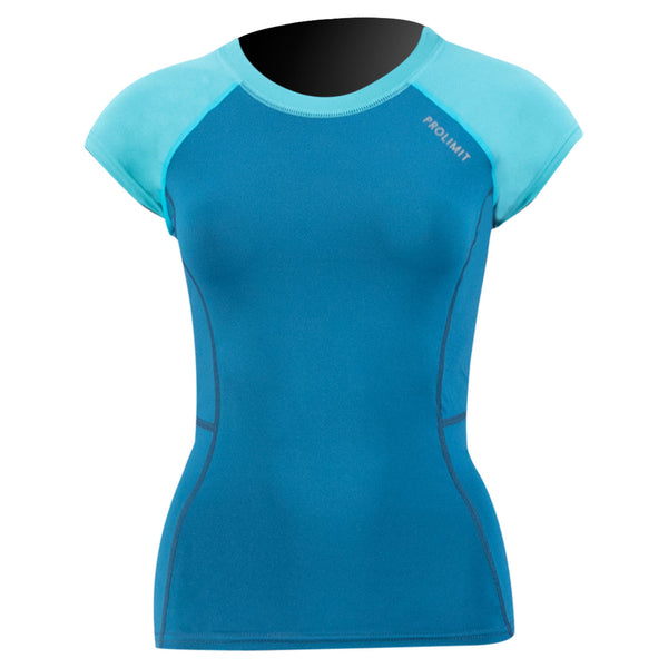 Prolimit PureGirl Rashguard Shortarm Blue/Turqoise
