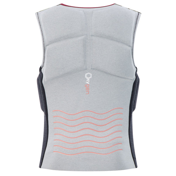 Prolimit PureGirl Oxygen Stretch Vest Half Pad Front Zip Misty Grey