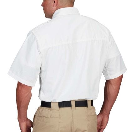Propper Men's Short Sleeve Tactical Shirt – Poplin White
