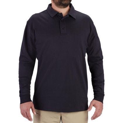 propper Men's Uniform Cotton Polo - Long Sleeve
