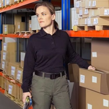 Propper Women's Uniform Cotton Polo - Long Sleeve