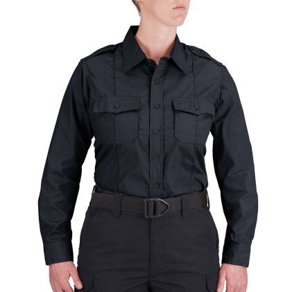 Propper Women's Duty Shirt - Long Sleeve Ripstop (Closeout)