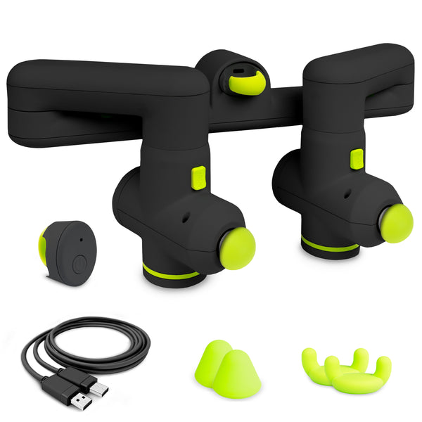 prosourcefit Dual Pro Percussion Muscle Massager White