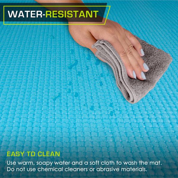 Prosourcefit Classic Yoga Mat 1/8-in Aqua