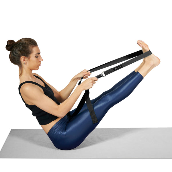 Prosourcefit Metal D-Ring Yoga Strap Pink
