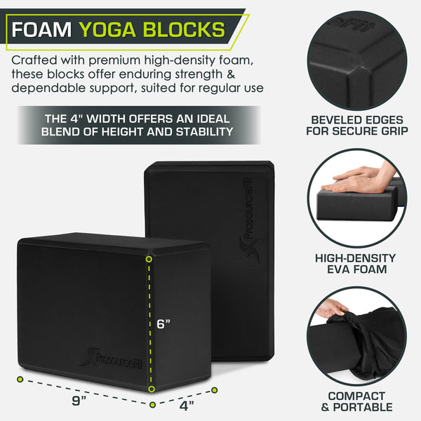 Prosourcefit Set Of 2 Foam Yoga Blocks