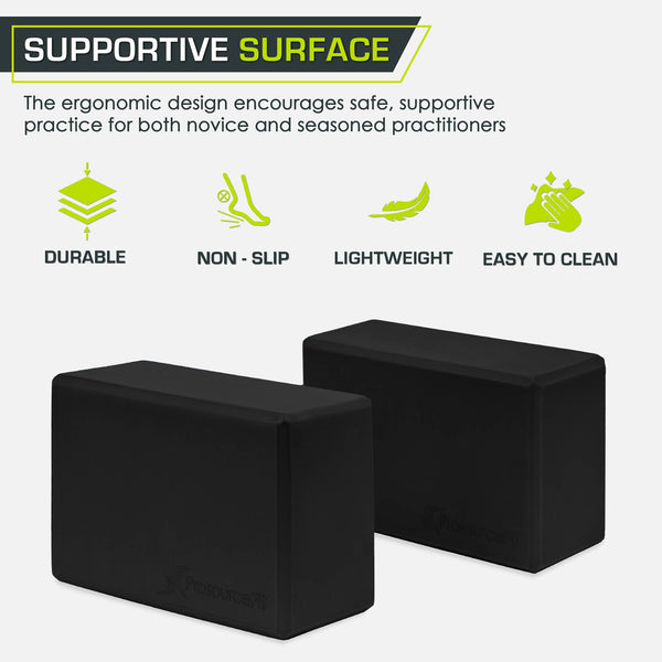 Prosourcefit Set Of 2 Foam Yoga Blocks