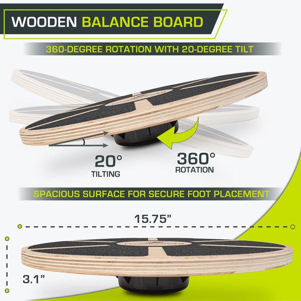 Prosourcefit Wooden Balance Board