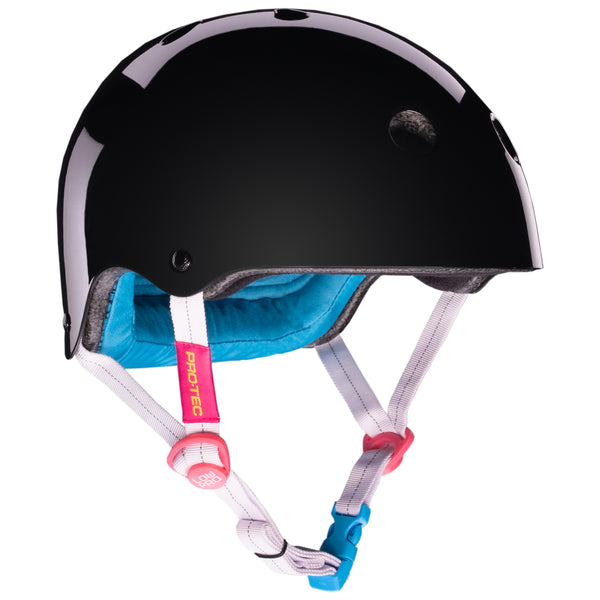 protec LOW PRO Certified Helmet - SANTA CRUZ SIGNATURE EDITION - GLOSS BLACK