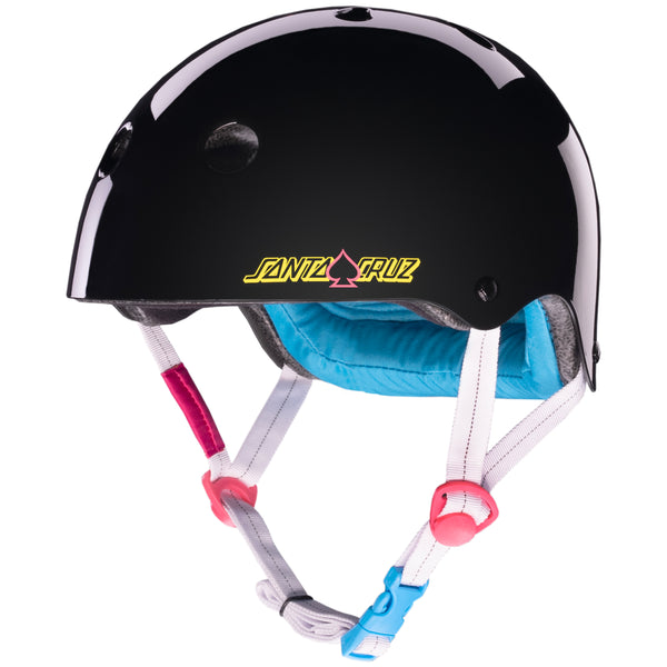 protec LOW PRO Certified Helmet - SANTA CRUZ SIGNATURE EDITION - GLOSS BLACK