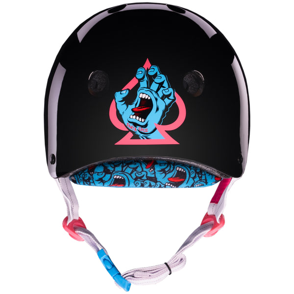 protec LOW PRO Certified Helmet - SANTA CRUZ SIGNATURE EDITION - GLOSS BLACK