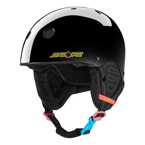 Protec LOW PRO Snow Certified Helmet - Santa Cruz Signature Edition - Gloss Black