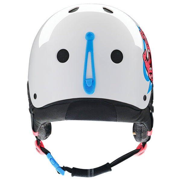 Protec LOW PRO Snow Certified Helmet - Santa Cruz Signature Edition - Gloss White